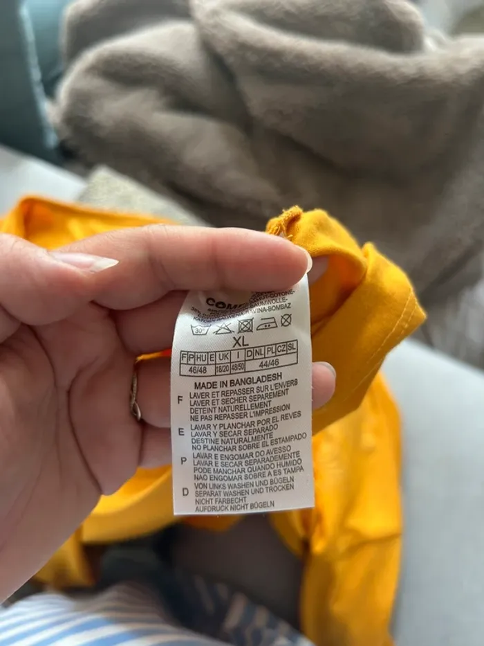 T-shirt manches longues avec imprimer taille 46/48 - photo numéro 8