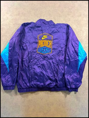 Nike Vintage 90’s Veste Taille L Violette bleu