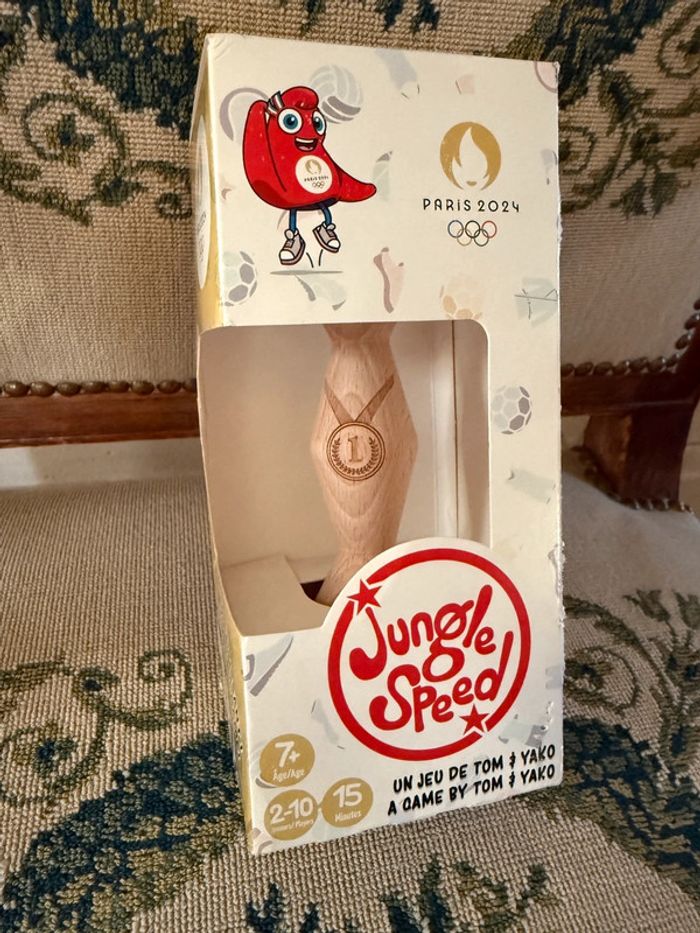 NEUF jeu de société Totem Jungle Speed édition JO 2024 jeux olympiques Paris spéciale limitée