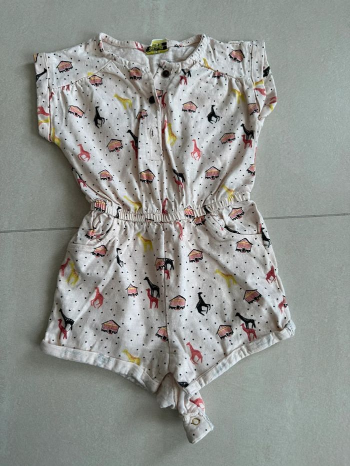 Combishort bébé fille 24 mois