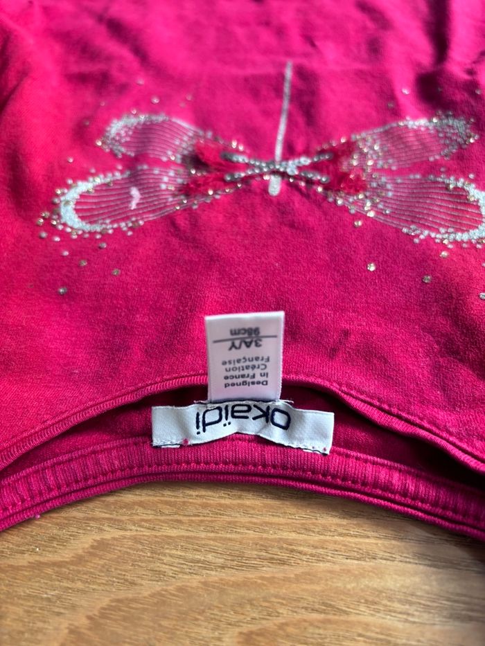 T-shirt manche longue Okaidi 3 ans - photo numéro 3