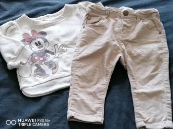 Ensemble Disney – 3-6 mois – Crème