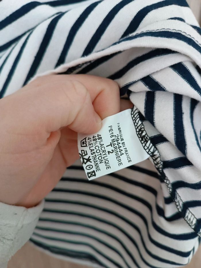 Marinière taille 2 femme - photo numéro 2