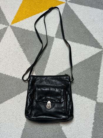 Sac à bandoulière en cuir vintage Papillon