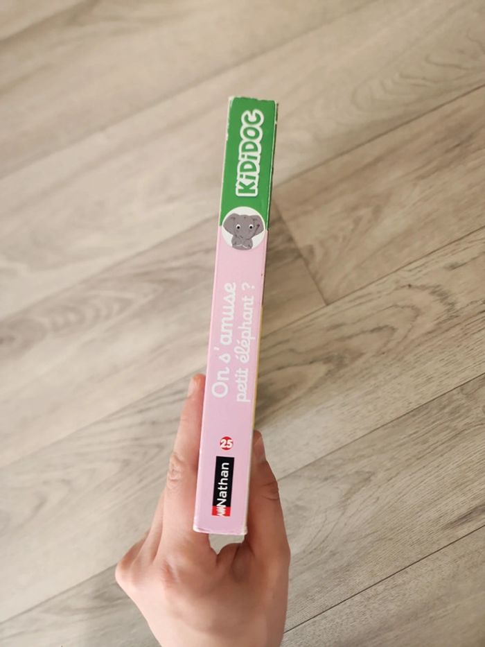 Livre kididoc on s'amuse petit éléphant ? - photo numéro 2