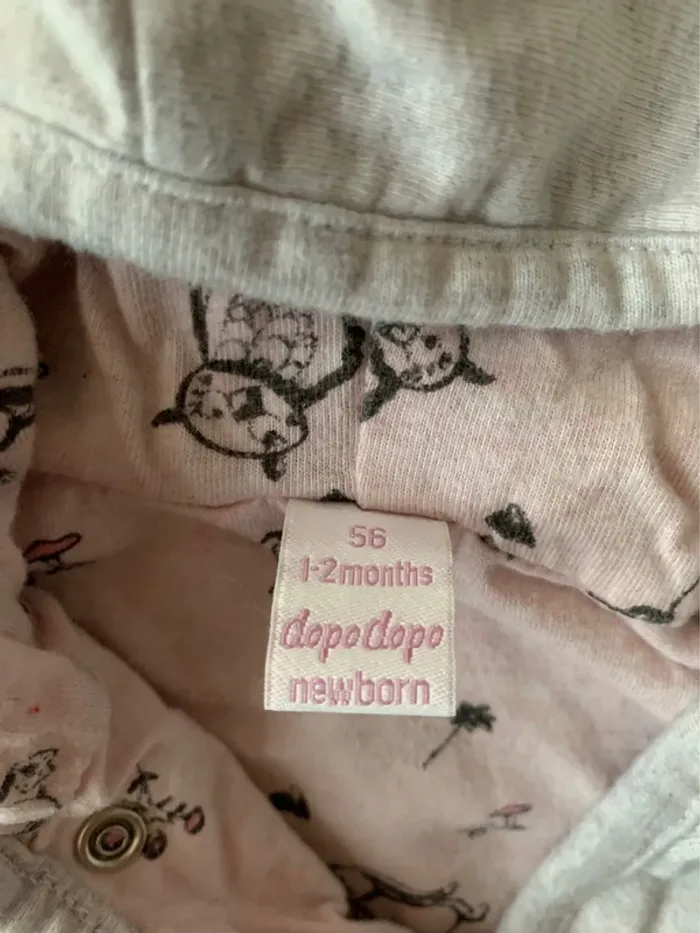Gilet gris fille 56-62 - photo numéro 4