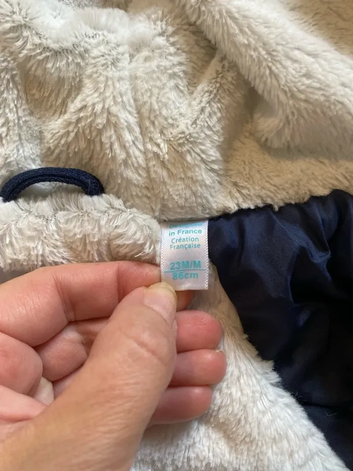 24 mois- doudoune à capuche obaibi - photo numéro 5