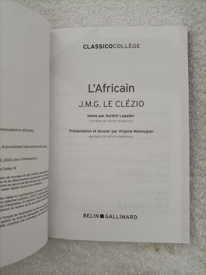 L’Africain – J.M.G. Le Clézio - photo numéro 3