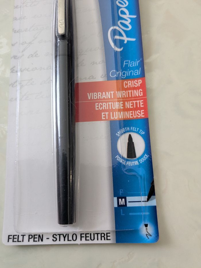 Stylo feutre Paper Mate Flair Original noir - photo numéro 3