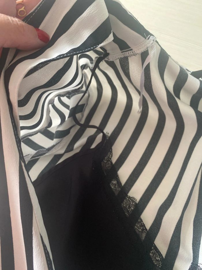 Haut chemise avec débardeur intégrer Zara - photo numéro 4