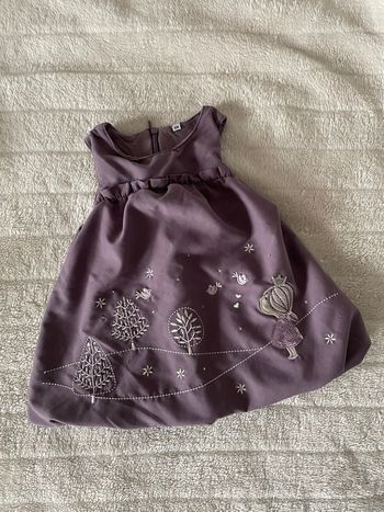 Robe d’hiver violette