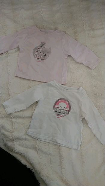 Lot de 2 Hauts manches longues