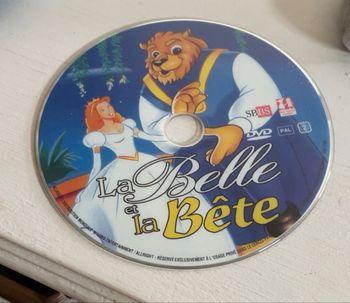 Vends dvd la belle et la bête 