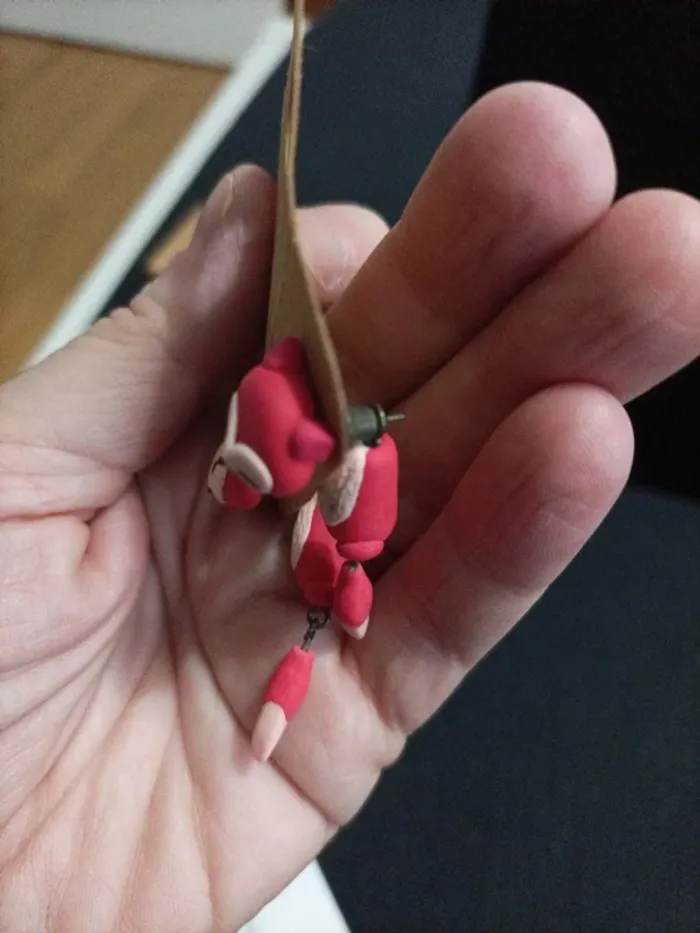 Boucles d'oreilles renard - photo numéro 3