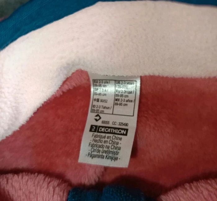 💎 Veste polaire taille 2 / 3 ans Decathlon 🩷 - photo numéro 2