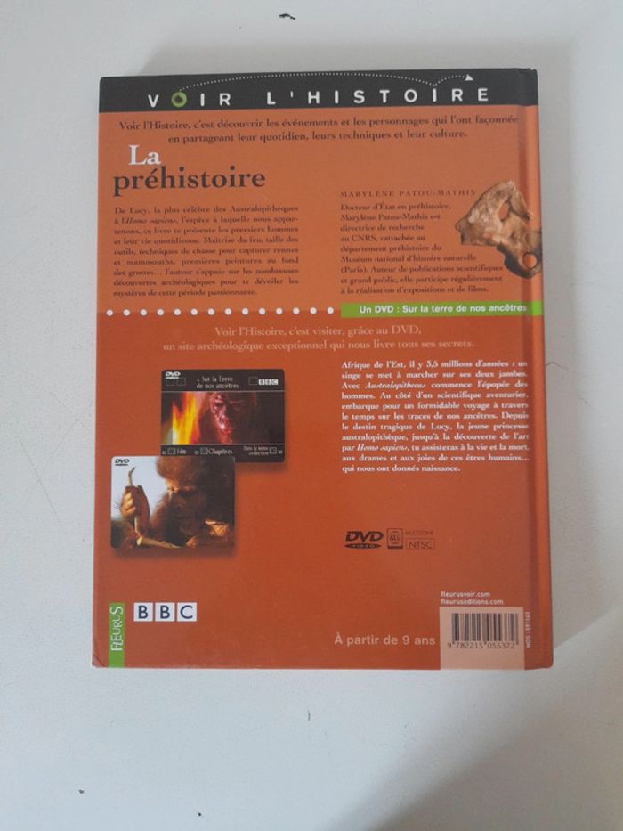 La préhistoire livre avec dvd - photo numéro 2