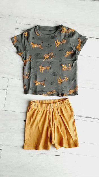Vêtement garçon pyjama short motifs tigre Kiabi 6 ans Neuf