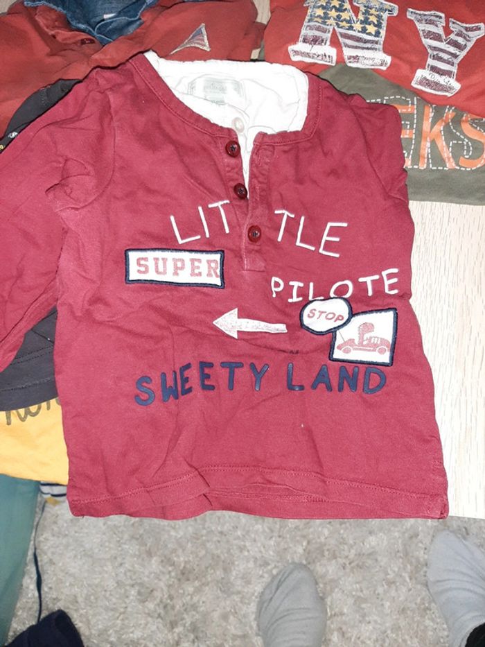 Lot de 8 t-shirts manches longues 2 ans - photo numéro 5
