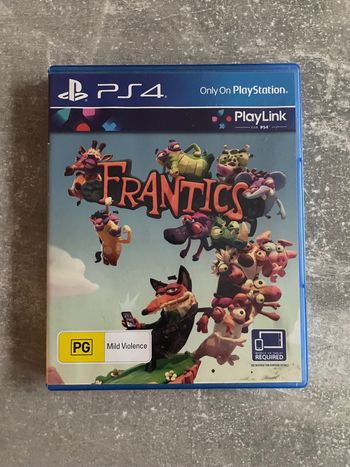 Jeu pour sony PS4, Frantics en anglais.