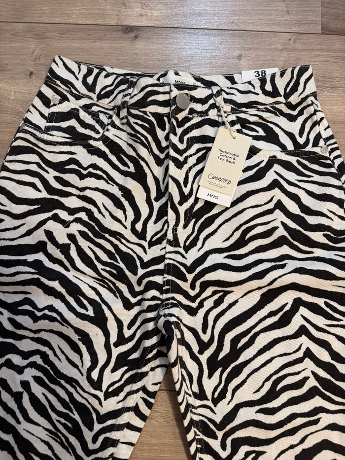 Jeans Mango zébra taille M femme - photo numéro 4