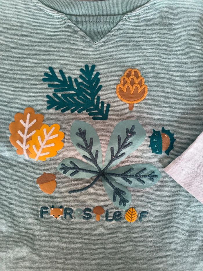 Tee shirt manches longues bébé 12 mois - photo numéro 2