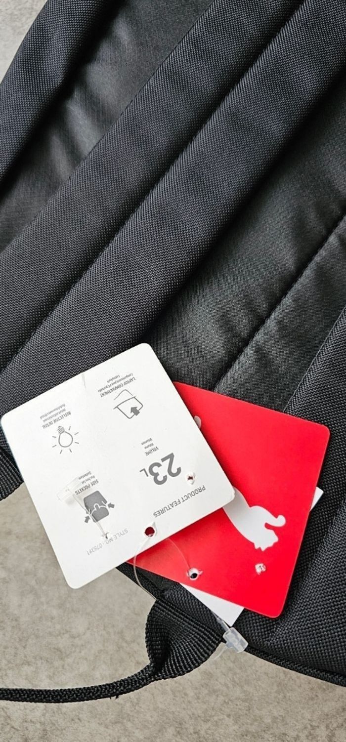 Sac à dos noir Puma neuf avec étiquette très pratique - photo numéro 8