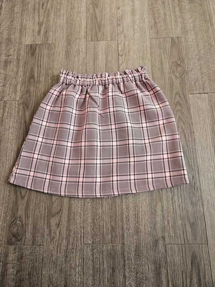 Jupe à carreaux taille 7 ans neuf - photo numéro 2