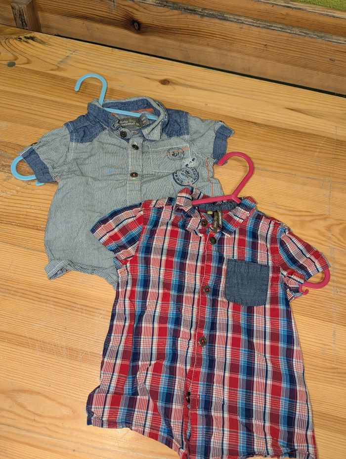 2 chemisettes 6 mois