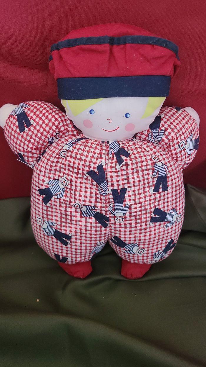 Poupée Hochet corolle chiffon marin 30 cm - photo numéro 2