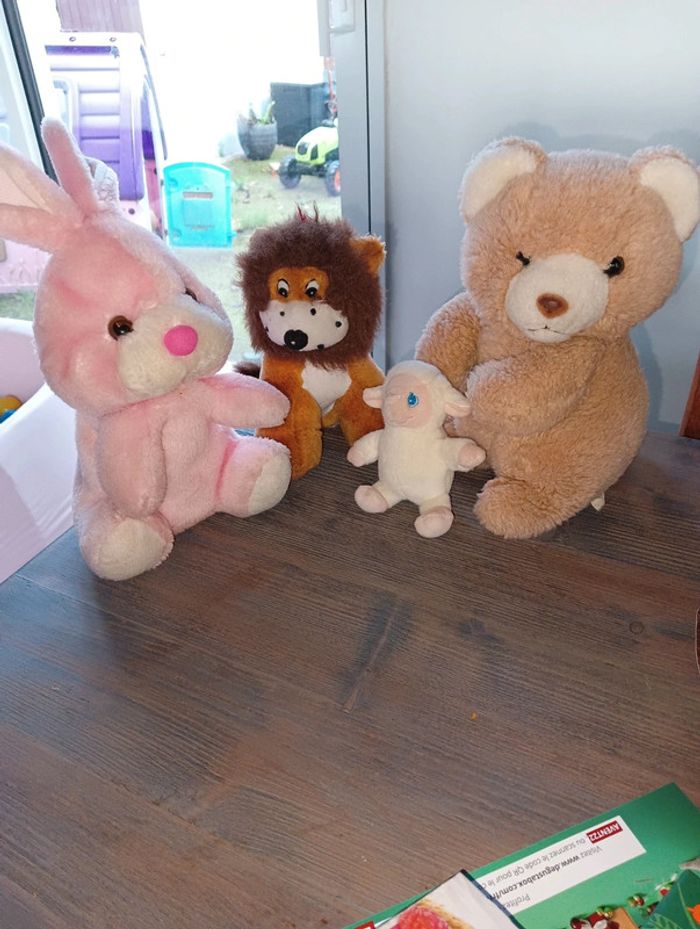Lot peluches animaux