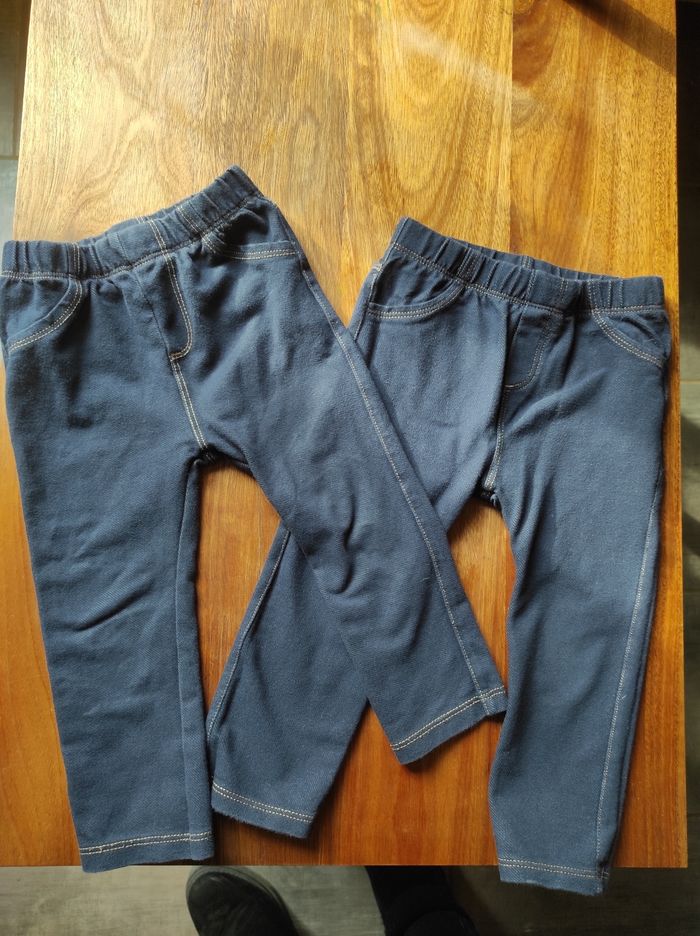 Jeggings identiques 18 mois / 86 cm