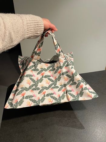 Sac à tarte motif feuillage
