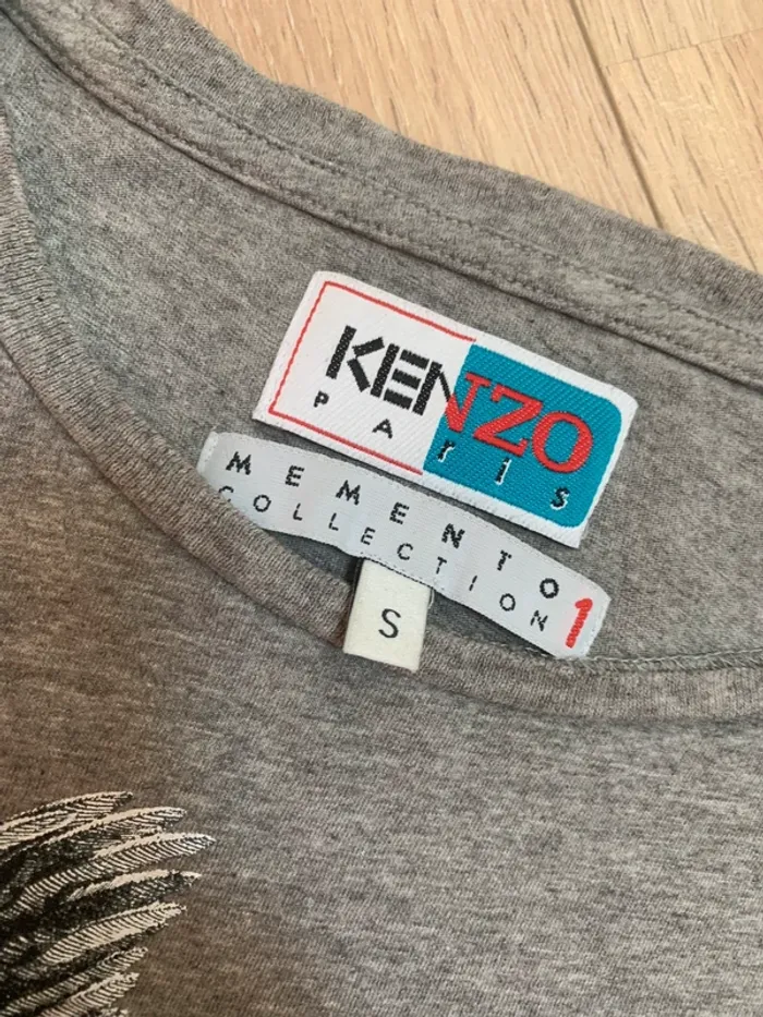 T-shirt gris Kenzo Memento collection taille S - photo numéro 3