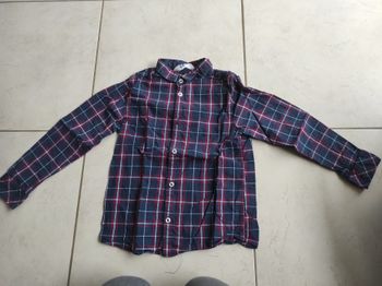 Chemise manches longues garçon 7-8 ans