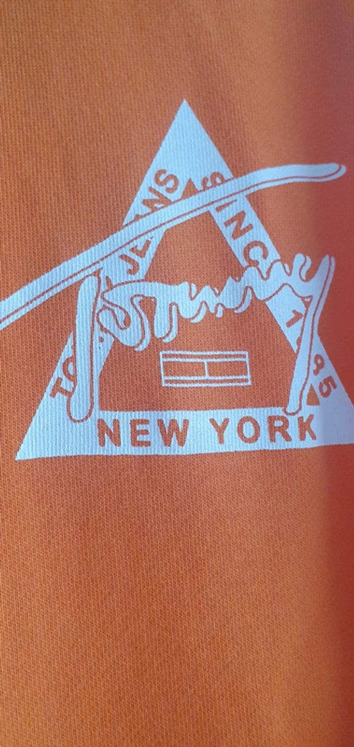 Sweat oversize Tommy hilfiger raille M neuf - photo numéro 3