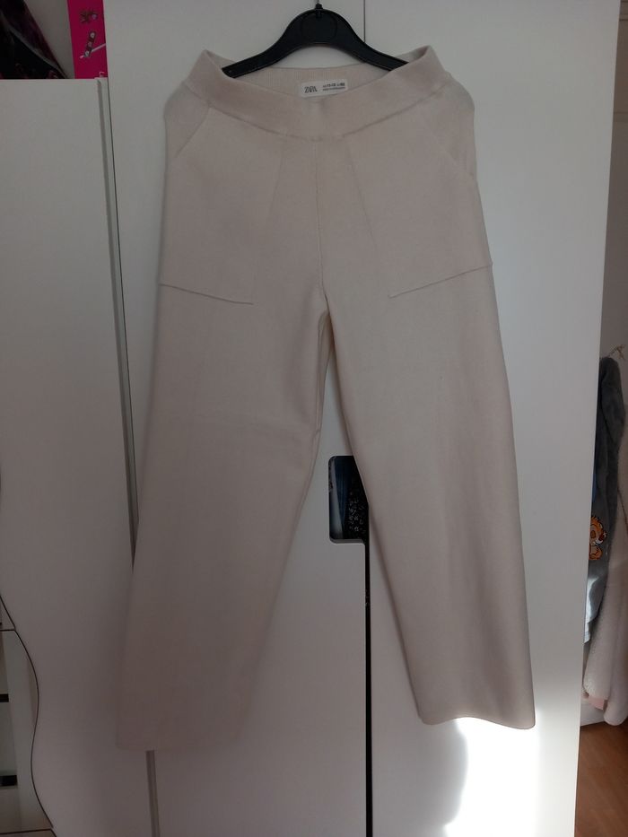 Pantalon en laine zara - photo numéro 3