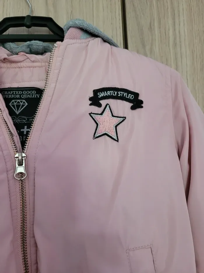Bombers à capuche fille taille 9 ans - photo numéro 3