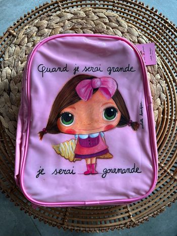 Grand sac à dos quand je serai grande, je serai gourmande