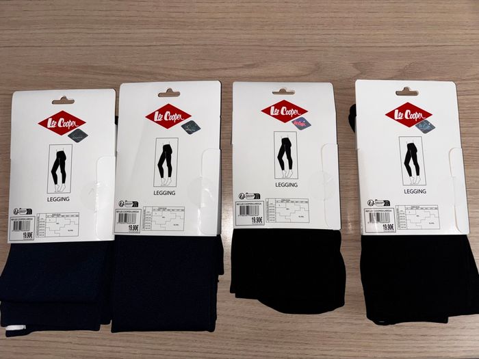 Lot De 4 leggings Neuf Dans L’emballage de la Marque: Lee Cooper  Taille:L
