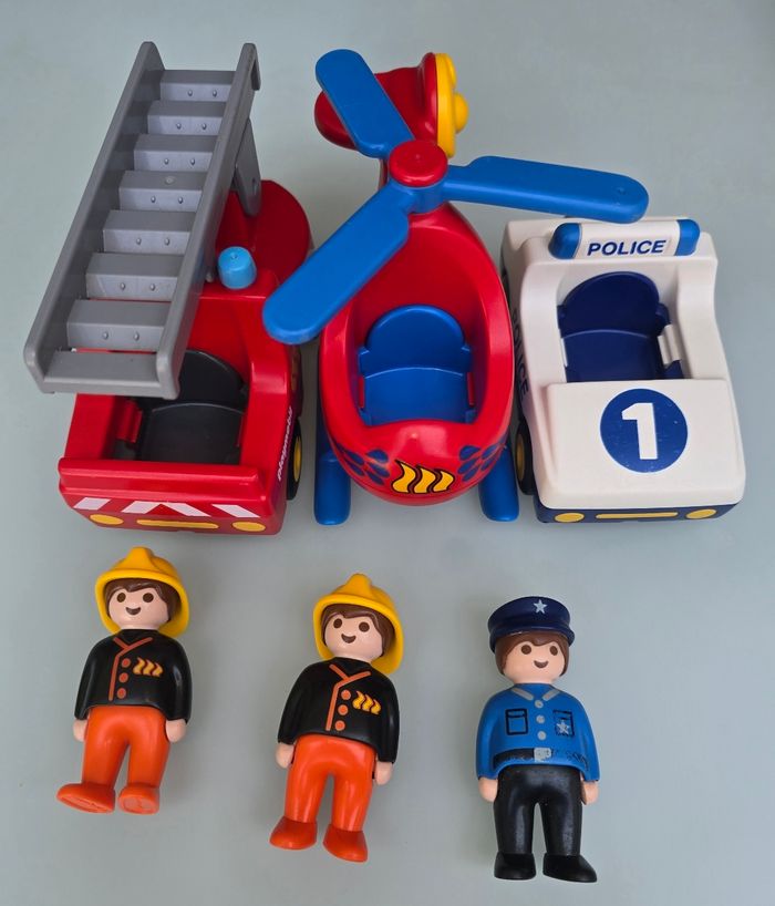 123 playmobil lot de 3 véhicules de secours - photo numéro 8