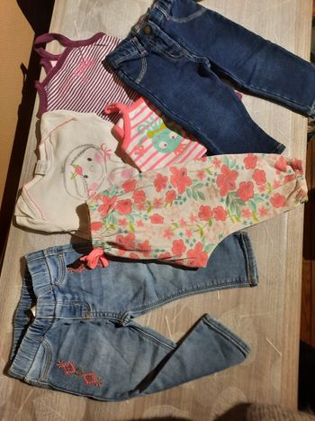 Lot vetements bebe fille 12 mois