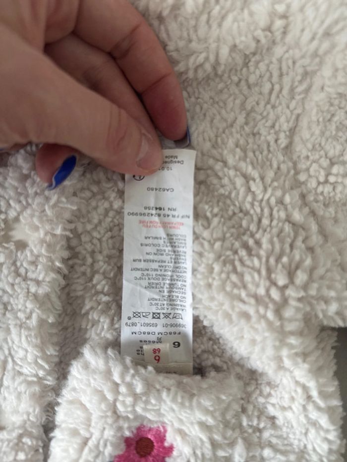 Veste polaire réversible catimini 6 mois - photo numéro 3