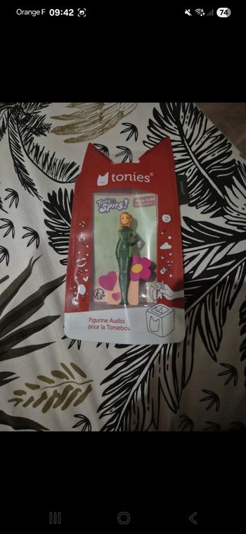 Personnage tonie totally spies neuf