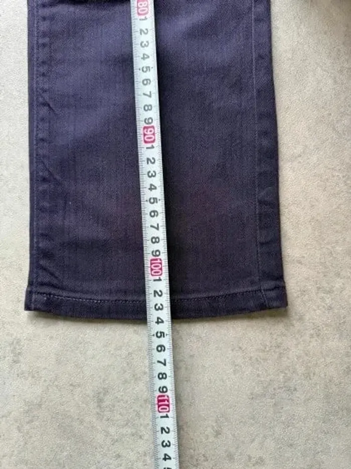 Jeans Levi's 505 W27 FR36 L32 coupe droite violet Femme Women pan567b - photo numéro 4