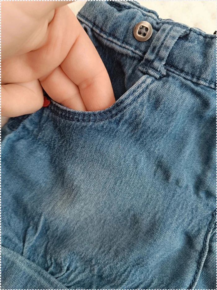 🔸Short Jean Bleu - Tape à l’Œil 12 mois🔸 - photo numéro 4