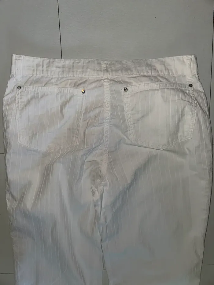 Magnifique pantalon droit blanc Aqua Jeans Neuf T40 - photo numéro 11