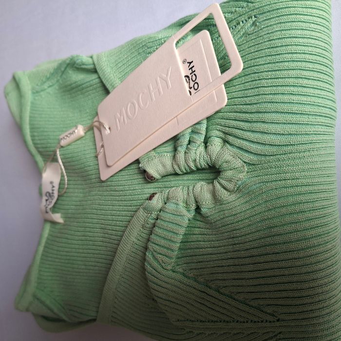 T-shirt femme vert menthe à manches longues - Taille TU - Mochy - photo numéro 10