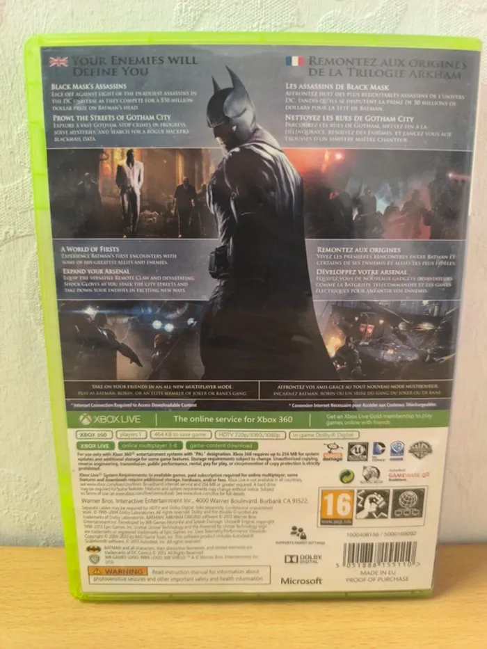 Batman Arkham Origins - xbox360 - photo numéro 2
