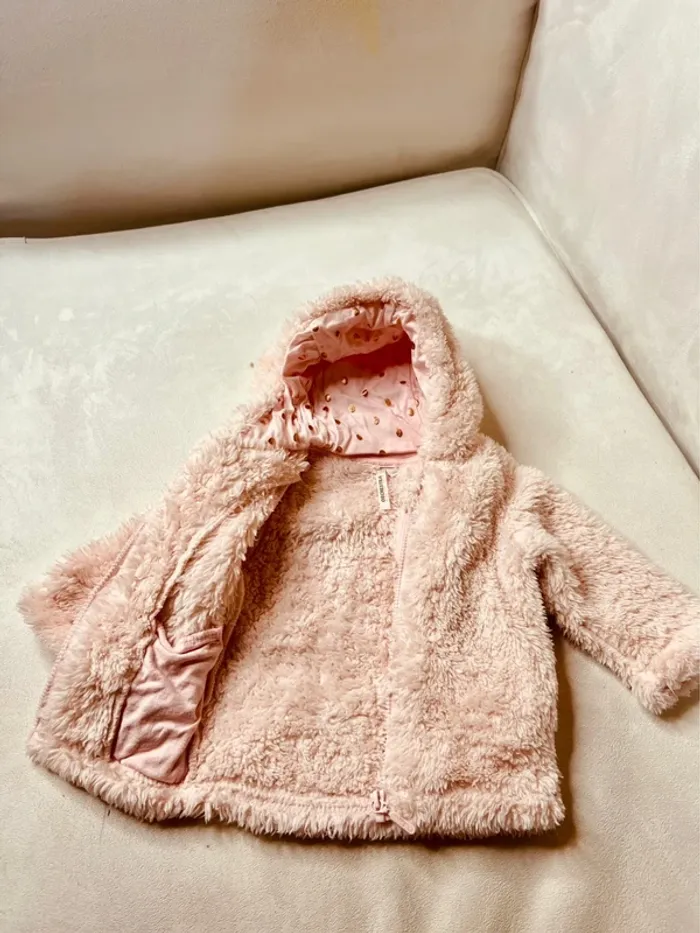 Manteau doudoune fille 3 mois - photo numéro 3
