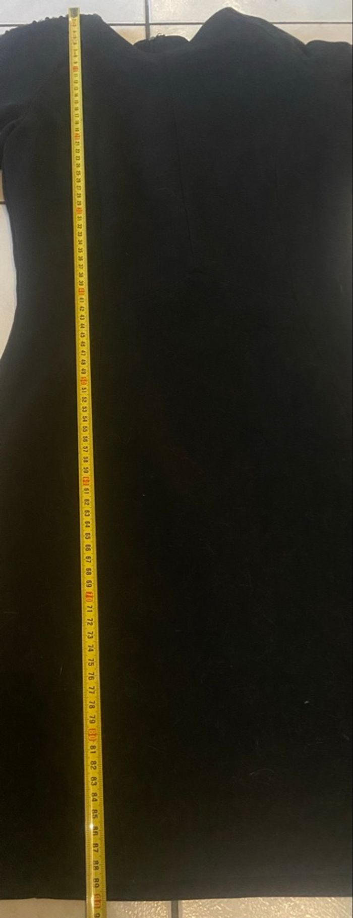 Robe noire et strass »Mango »manches 3/4 - photo numéro 5